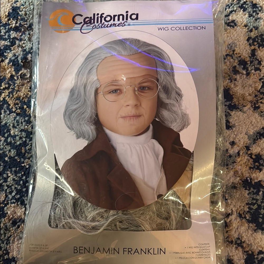 California Costumes Historical Wig